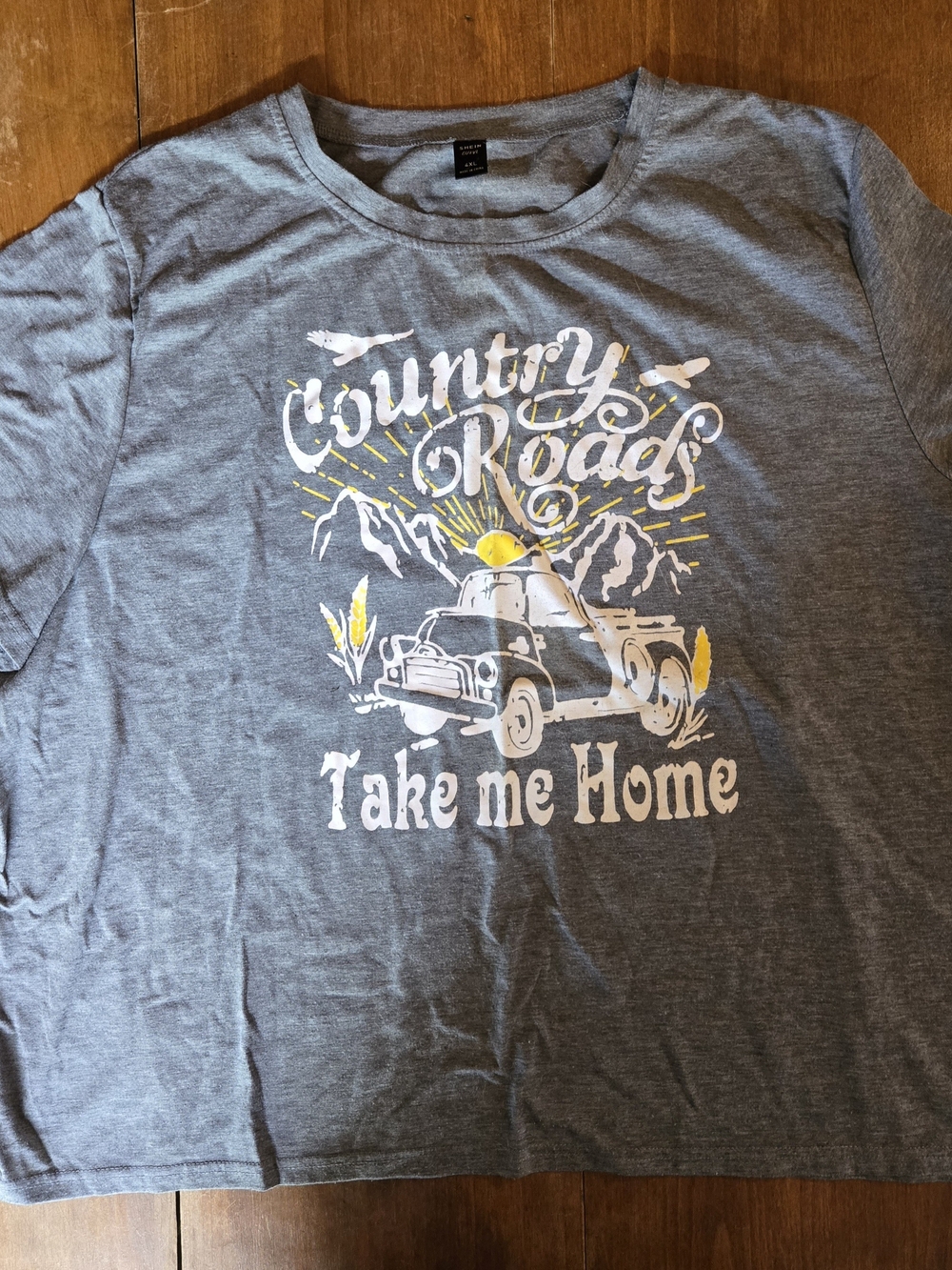 Country Roads 'Take Me Home' Gray Graphic Tee by